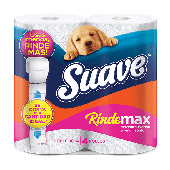 suave rindemax 4 rollos pack pack azul naranja y fucsia