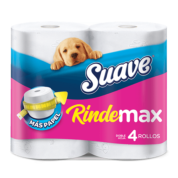 suave rindemax 4 rollos pack fucsia y azul mas papel